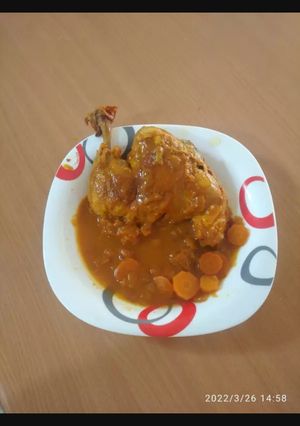 عکسی از دستور نحوه تمیز کردن ران مرغ و استفاده از آن