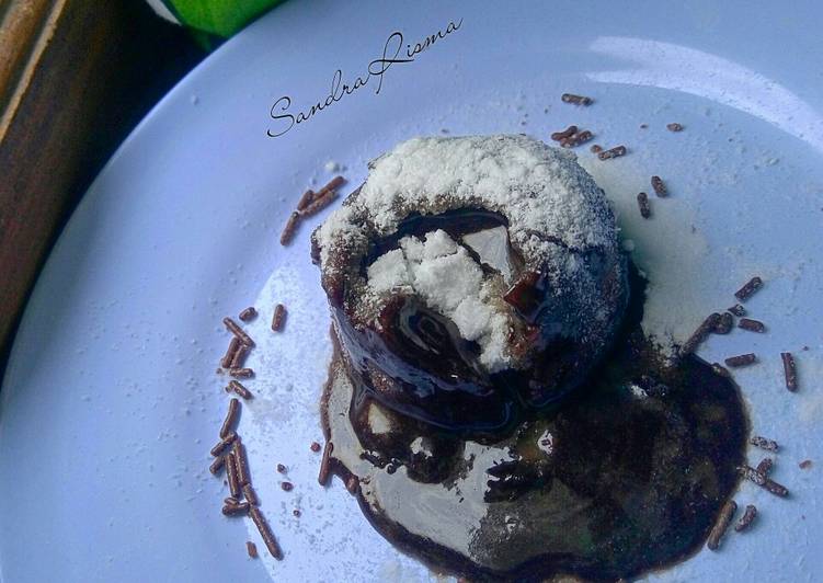 Resep Choco Lava Steam Cake Anti Gagal
