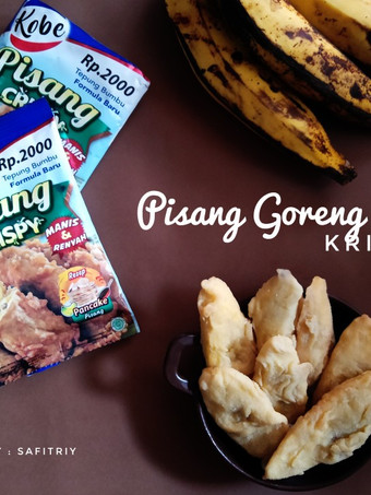 Anti Ribet, Membuat Pisang Goreng Krispi Gampang