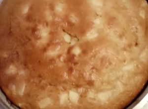 Una foto de Torta de manzana hecha con aceite rica y caserita