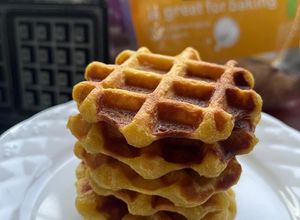 Foto resep Waffle ubi madu