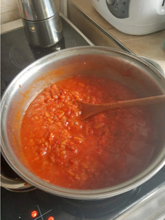 Una foto de Salsa de tomate casera