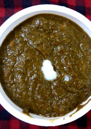 A picture of Sarso ka Saag.