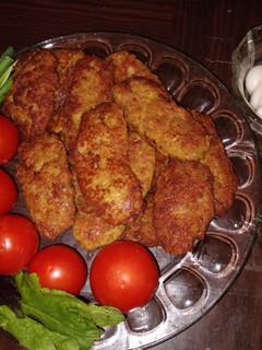 عکسی از دستور کتلت سیب زمینی وگوشت