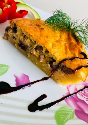 Zdjęcie przepisu Zapiekanka ziemniaczana z mięsem mielonym i serem.