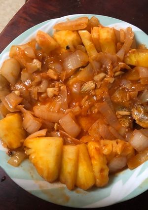 糖醋鳳梨白鯧魚 的食譜成品照片