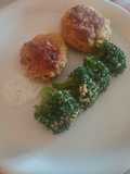Polpette di merluzzo con salsa yogurt greco e finocchietto