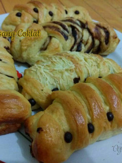 Foto resep Roti isi Pisang Coklat