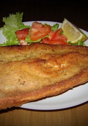 Una foto de Milanesas de pejerrey al disco de arado 🎣🐟