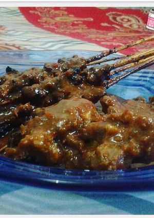 Foto resep Sate Kambing Kuah Kacang