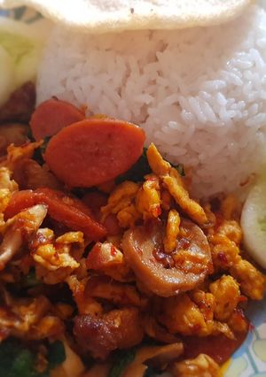 Foto resep Nasi Gila simple