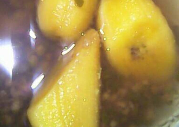 Setup pisang kacang ijo