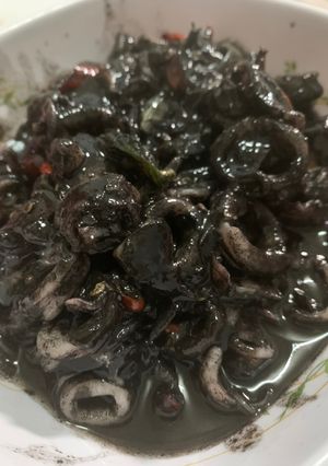 Foto resep Cumi masak hitam