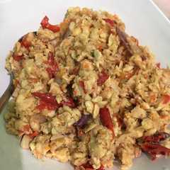 รูปของ Sambel tempe kukus (menu diet promil)