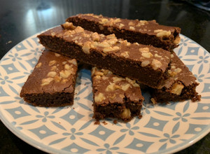 Una foto de Barritas de brownie saludables