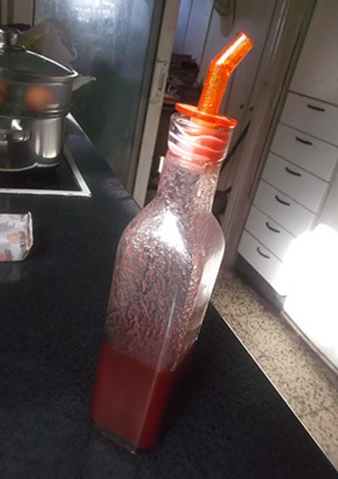 Una foto de Vinagre de fresas
