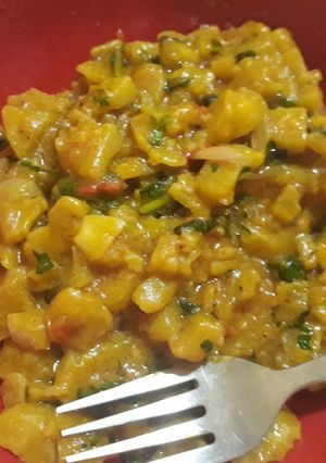 A picture of Plantain porriage.