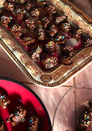 Foto resep Kurma cokelat sprinkle isi keju