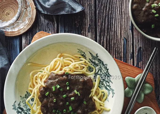 Jjajangmyeon Homemade