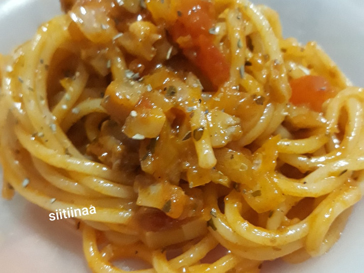 Cara Bikin Spaghetti with bolognese sauce Enak