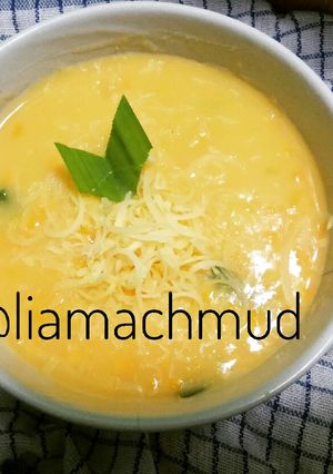 Foto resep Bubur jagung manis