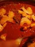 Romeritos con mole y camarón