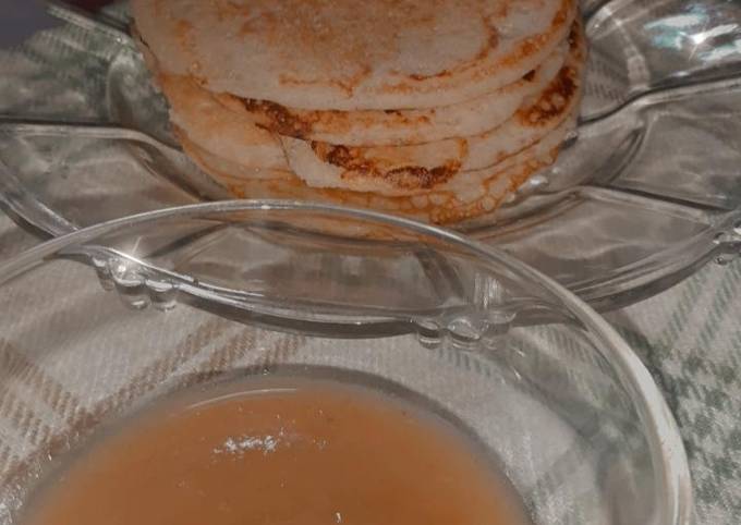 Pancake Apem Saus Durian