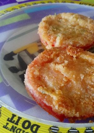 Una foto de Milanesas de tomate