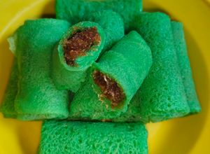 Foto resep Dadar gulung isi kelapa simple banget tanpa telor