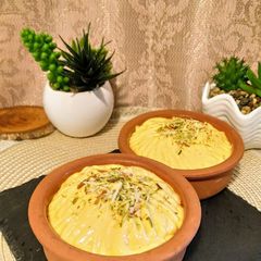 A picture of Mango Shrikhand.