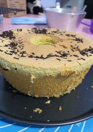 Foto resep Chiffon pandan no santan