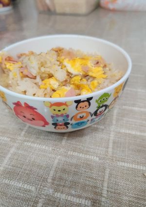 A picture of Ham Egg Fried Rice.