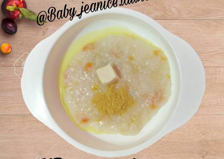Resep: MPasi 9m+ bubur wortel+kentang yang Gurih
