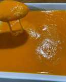 Crema de zanahoria 🥕 y zapallo con queso 🧀