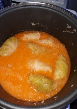 Töltött káposzta vegyesen recept fotója
