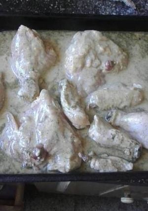 Una foto de Pollo a la marinera