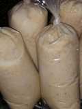 Bolis de cacahuate con plátano