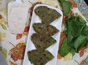 A picture of palak leaves