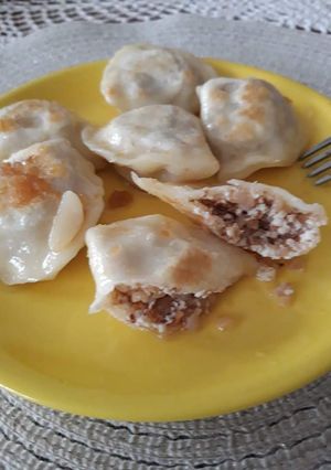 Zdjęcie przepisu Pierogi lubelskie z kaszą gryczaną.