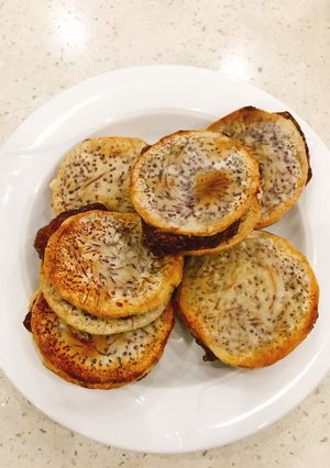 Hình của món Bánh tổ - khoai môn kẹp.