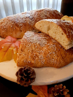 عکسی از دستور نان شیرینی(بدون مایه خمیر)