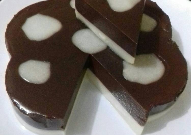 Puding vanila chocolatos