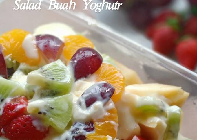 Resep 17. Salad buah yoghurt oleh Rini Marcello - Cookpad