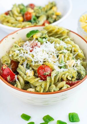 A picture of Cold Pesto Salad Recipe.
