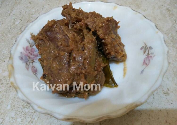 Resep Rendang Daging Santan Instan Anti Gagal