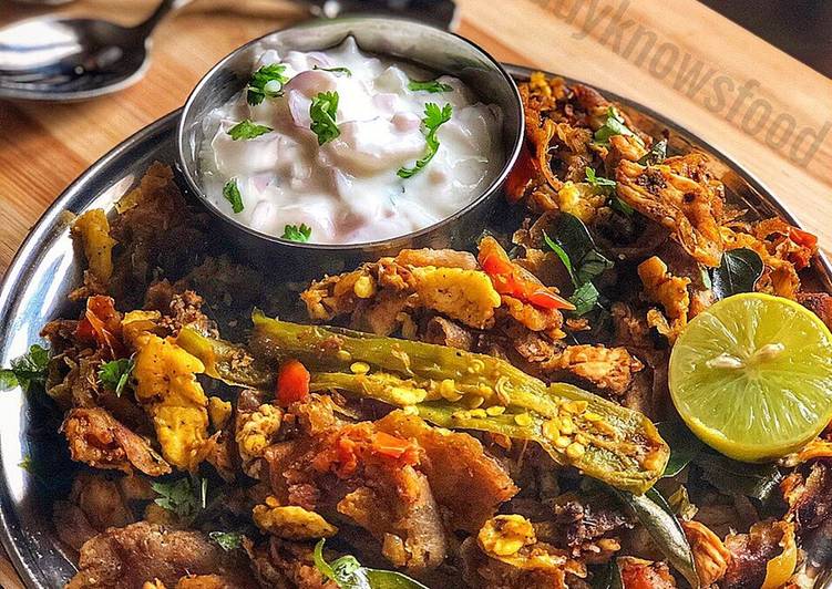 Hot ‘and’ Spicy Chicken Kothu Paratha