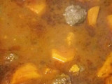 Guiso de lentejas con albondigitas