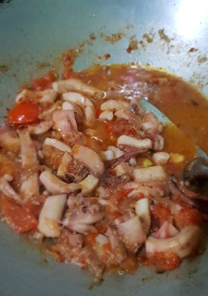 Foto resep Cumi Asap Kuah Pedas