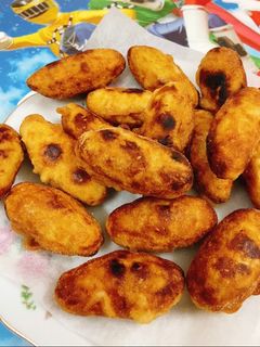 Hình của món Lại nhanh gọn cứu đói đêm khuya với món: KHOAI LANG KÉN 🍠.