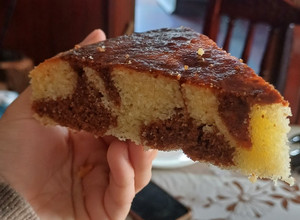 Una foto de Torta marmolada